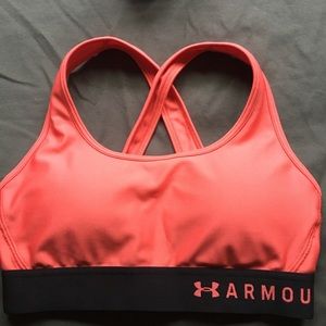 Coral UnderArmour Sports Bra